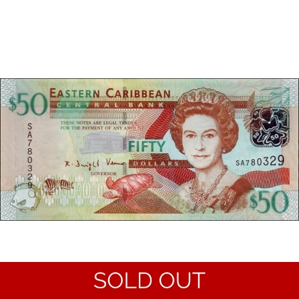 East Caribbean - 50 Dollars - (2008) - P50 - B234a